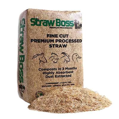 Greenway 3 cu. ft. Farmstraw Fine Shred Animal Bedding