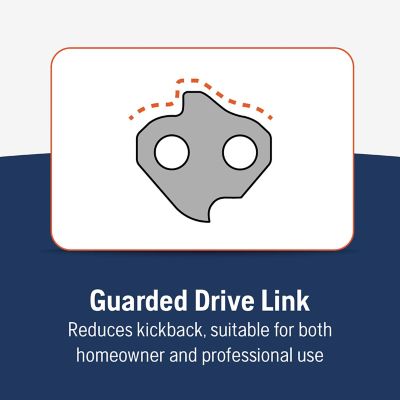 Image showing  20 in. X-Cut S83G Chainsaw Chain, 3/8 in. Pitch, 0.050 in. Gauge, 72 Drive Links