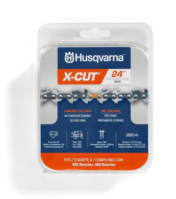 Husqvarna X-Cut S83G 24 Inch Chainsaw Chain Replacement with 3/8 in. Pitch, .050 nin. Gauge and 84 Drive Links