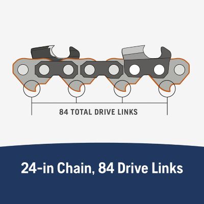 Image showing  24 in. X-Cut S83G Chainsaw Chain, 3/8 in. Pitch, 0.050 in. Gauge, 84 Drive Links