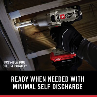 Image showing 5 th PORTER-CABLE 20V 4.0 Ah Battery Charger and Battery Kit