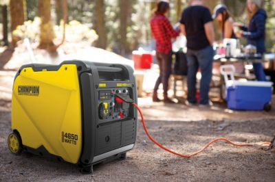 Image showing 6 th Champion Power Equipment 4,650/3,650-Watt Gasoline Powered Inverter Generator, Quiet Technology, RV-Ready