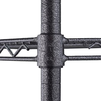 Image showing  4-Tier 72 in. x 30 in. x 72 in. PRO Wire Shelving, Black Anthracite, 4,000 lb. Capacity, 111.25 lb.