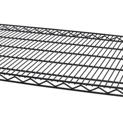 Image showing  4-Tier 72 in. x 30 in. x 72 in. PRO Wire Shelving, Black Anthracite, 4,000 lb. Capacity, 111.25 lb.