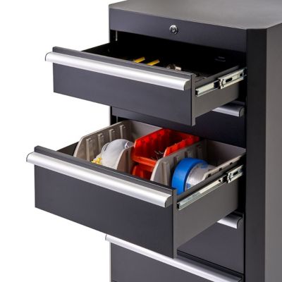 Image showing  Garage Drawer Set, Black, 6 pc.
