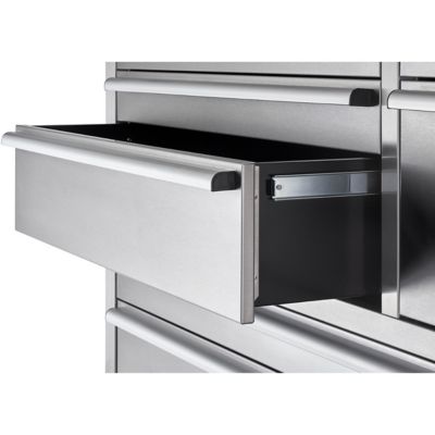 Image showing  48 in. x 26 in. 7-Drawer Stainless Steel Rolling Workbench