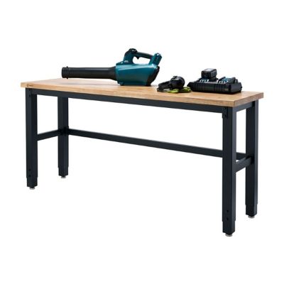 TRINITY 72 in. x 19 in. Wood Top Work Table