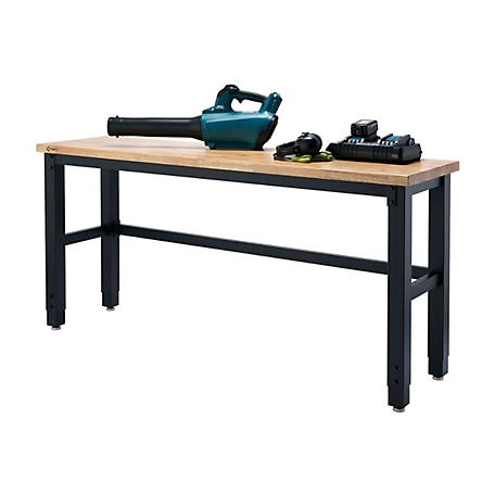 TRINITY 72 in. x 19 in. Wood Top Work Table