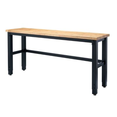 Image showing  72 in. x 19 in. Wood Top Work Table