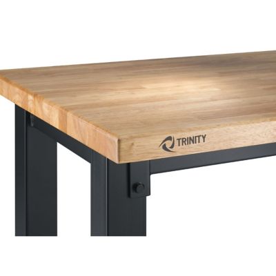Image showing  72 in. x 19 in. Wood Top Work Table