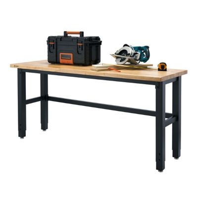 TRINITY 72 in. x 24 in. Wood Top Work Table