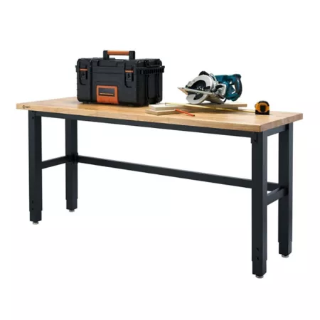 TRINITY Work Table with 72" x 24" Wood Top Work Benches