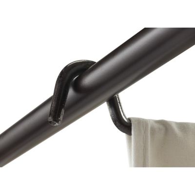 Image showing  3-Bag Bamboo Laundry Cart, Bronze poles