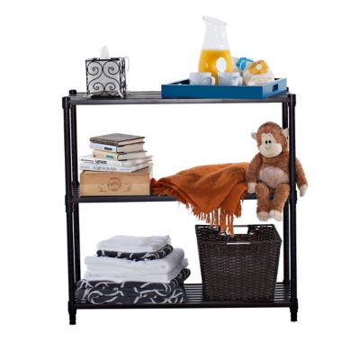 Image showing 5 th TRINITY 36 in. x 14 in. x 35 in. 3-Tier Slat Shelving Rack