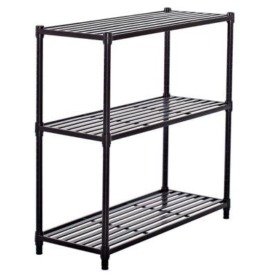 Image showing 6 th TRINITY 36 in. x 14 in. x 35 in. 3-Tier Slat Shelving Rack