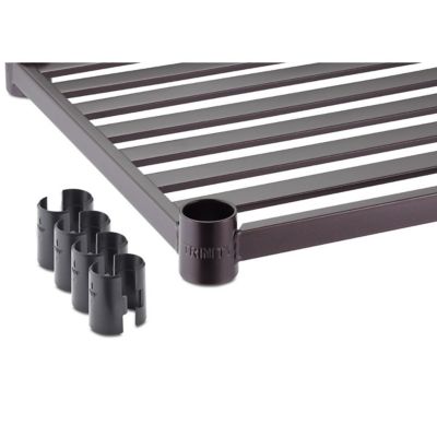 Image showing 9 th TRINITY 36 in. x 14 in. x 35 in. 3-Tier Slat Shelving Rack