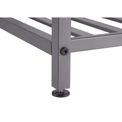 Image showing 5 th TRINITY 3-Tier Shoe Bench, Slate Gray