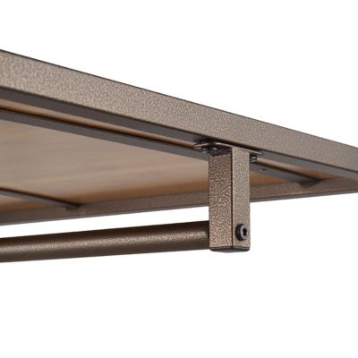 Image showing  2 pc. Modular Bamboo Closet Organizer Set, 45 in., Bronze Anthracite