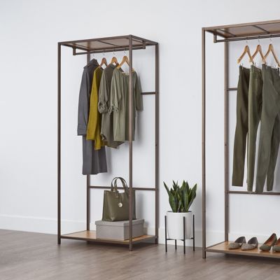 Image showing  Bamboo Garment Rack, 30 in., Bronze Anthracite