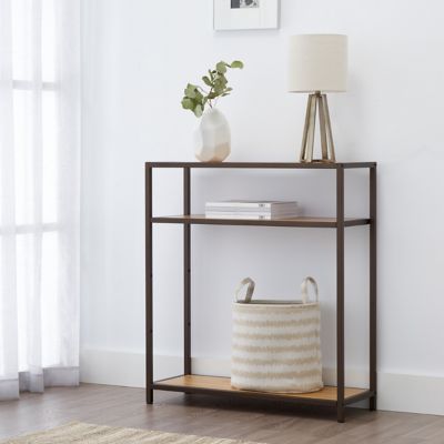 Image showing  3-Tier Bamboo Shelving, 32 in. x 12 in. x 36 in.