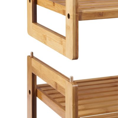 Image showing 5 th TRINITY Bamboo Shoe Rack, 2 pc.
