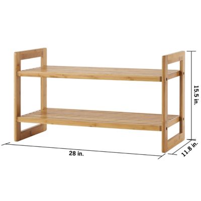 Image showing 7 th TRINITY Bamboo Shoe Rack, 2 pc.