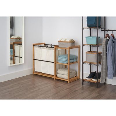 Image showing  Bamboo Laundry Station, Bronze poles