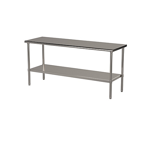 TRINITY Ecostorage 72 in. x 24 in. x 35 in. NSF Stainless Steel Table