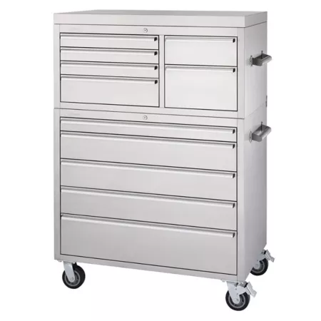 TRINITY 43" x 25" Stainless Steel Tool Chest Kit Tool Chest Combos