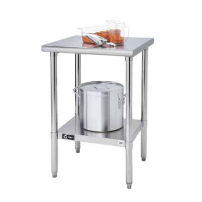 TRINITY EcoStorage Stainless Steel Table, 24 in. x 24 in. x 34.75 in.