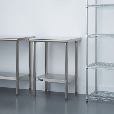 Image showing  EcoStorage Stainless Steel Table, 24 in. x 24 in. x 34.75 in.