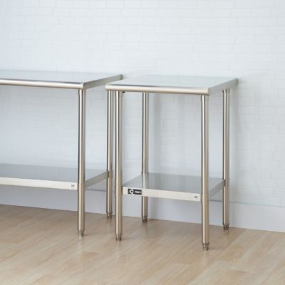 Image showing  EcoStorage Stainless Steel Table, 24 in. x 24 in. x 34.75 in.
