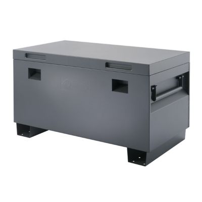 TRINITY Job Site Box with Matte Rust-Resistant Powder Coated Finish, 25,875 cu. in. Storage, 11 cu. ft. Capacity