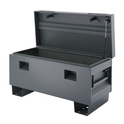 Image showing 7 th TRINITY 45 in. x 24 in. x 25 in. Job Site Box, 11 cu. ft. Capacity, Matte Rust-Resistant Powder-Coat Finish