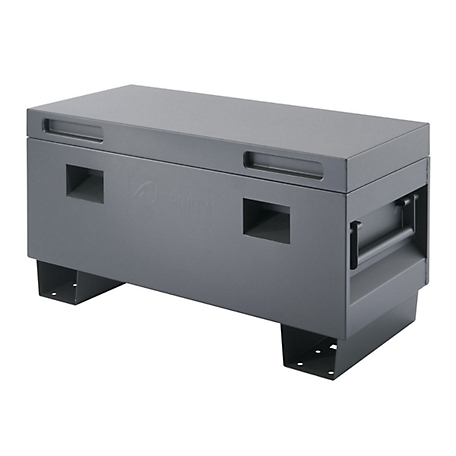 TRINITY Job Site Box with Matte Rust-Resistant Powder Coated Finish, 10,368 cu. ft. Storage, 3.5 cu. ft. Capacity
