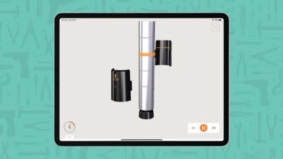 Image showing  36-Bottle EcoStorage 4-Tier Wine Rack, NSF, Chrome Color