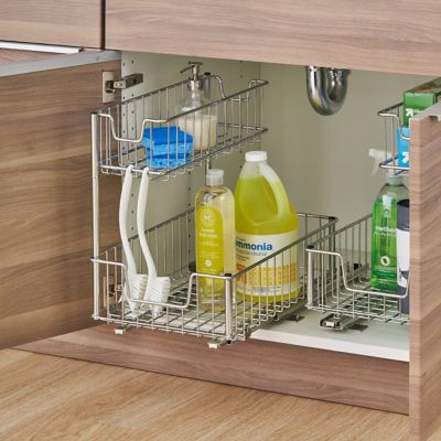 Image showing  Sliding Undersink Organizer, 2-Pack
