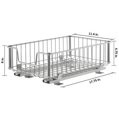 Image showing  Sliding Wire Drawer, Chrome