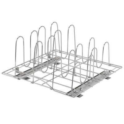 TRINITY Sliding Pot Organizer, Chrome