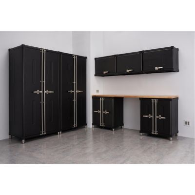 Image showing  Pro 8-Piece Garage Cabinet Set, Black