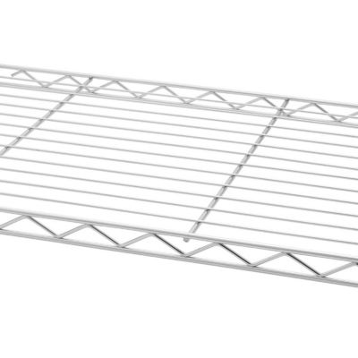 Image showing 7 th TRINITY EcoStorage 34 in. Stainless Steel Kitchen Cart NSF, Chrome color