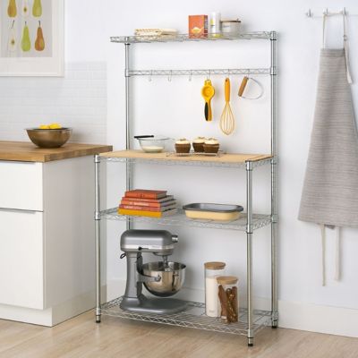 Image showing  EcoStorage Baker's Rack, 36 in. x 14 in. x 60.5 in.