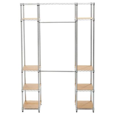 Image showing  EcoStorage Expandable Closet Organizer, 56-76 in., Chrome