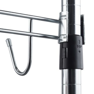 Image showing  3-Tier EcoStorage Rolling Garment Rack, 48 in., Chrome