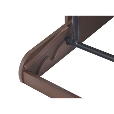 Image showing 6 th TRINITY EcoStorage Reclining Adirondack Chair, Espresso Brown