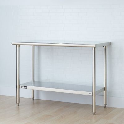 Image showing  48 in. x 24 in. x 35 in. EcoStorage NSF Stainless Steel Table