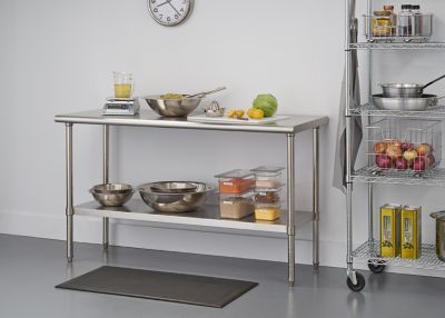 Image showing  Pro EcoStorage 60 in. x 24 in. x 34.65 in. Stainless Steel Table