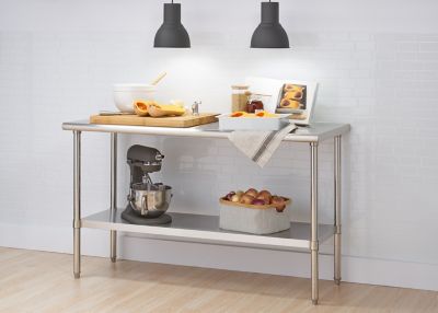 Image showing  Pro EcoStorage 60 in. x 24 in. x 34.65 in. Stainless Steel Table