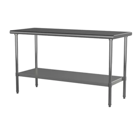 TRINITY EcoStorage 60 in x 24 in x 34.65 in NSF Stainless Steel Table Work Benches