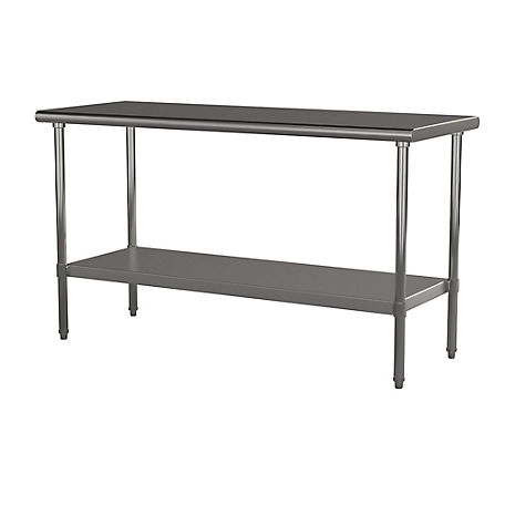 TRINITY Ecostorage 60 in. x 24 in. x 34.65 in. NSF Stainless Steel Table